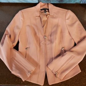 Blush Pink White House Black Market Blazer